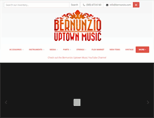 Tablet Screenshot of bernunzio.com